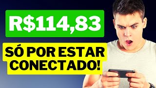 114,83 SÓ POR ESTAR CONECTADO NA INTERNET BAIXE AGORA O APLICATIVO HONEYGAIN