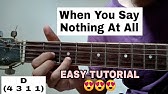 When you say nothing at all guitar intro (www.tamsguitar.com) - YouTube