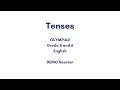Mastering Tenses for Grade 5 and 6 Olympiad Exams - English OLYMPIAD DEMO session