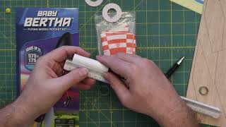 Baby Bertha, flight and build