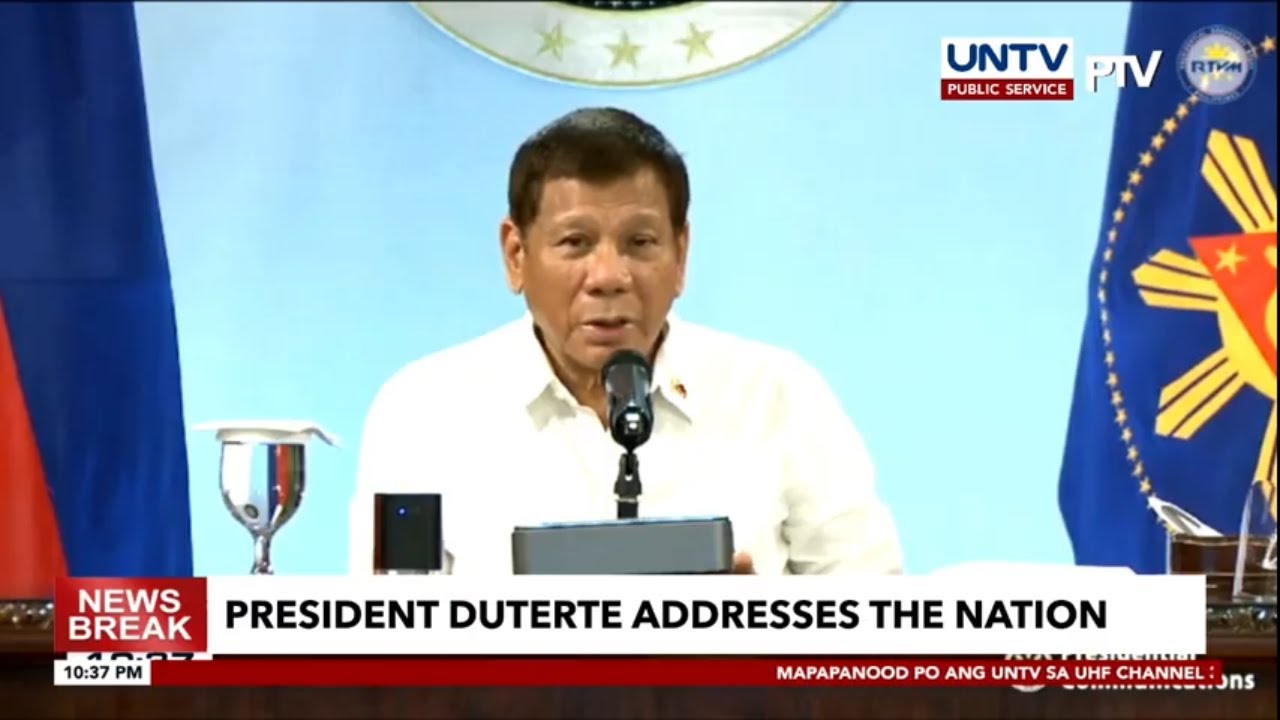 President Rodrigo Duterte Addresses the Nation | December 16, 2020