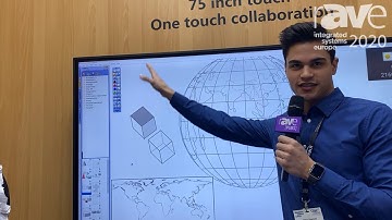 ISE 2020: StarBoard Demos 75" Ultra-Slim IR Touch One-Touch Collaboration