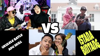 ADU SKILL UKULELE SAMA PACAR - SUNANDA PINK, ABRAY OFFICIAL, DIMAS GEPENG | ISTANA BINTANG