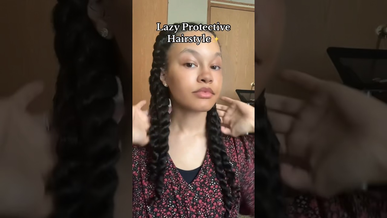 Lazy Protective Hairstyle