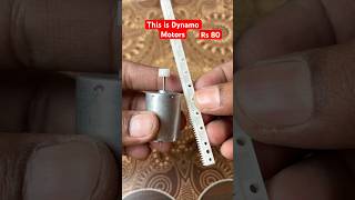 Small Dynamo Motor + Rack Pinion Gear Experiment ⚙️#shortvideo #machine #generator #dcmotor