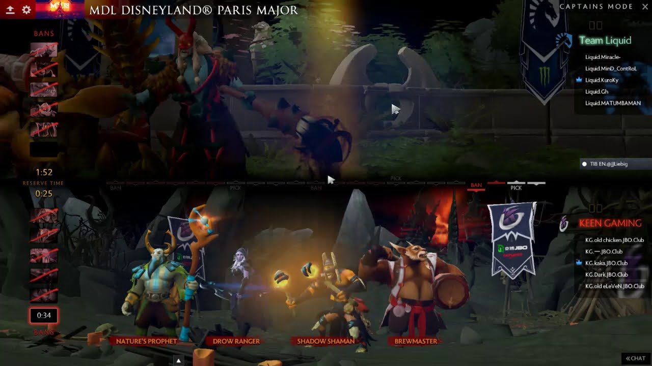 Keen Gaming VS Liquid | Bo3 - Game 1 | Paris Major