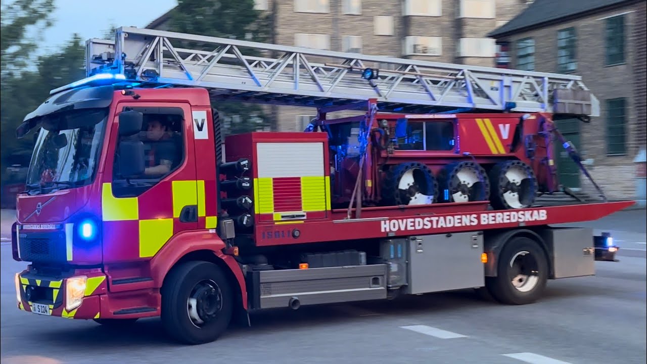 1X Hovedstadens Beredskab ST.V (Bygn.brand-Etageejendom-lejlighed) (S124)