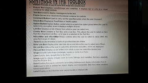 Chapter 6 Visual Basic 6.0 class VII