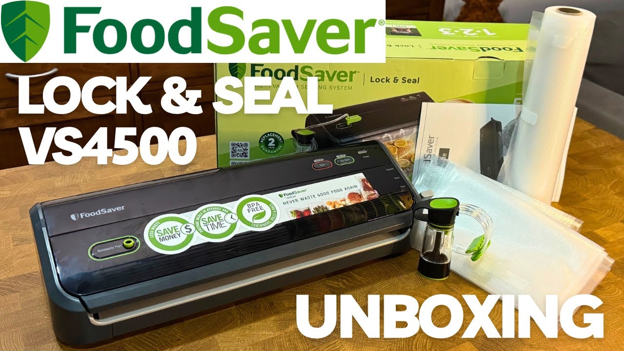 Food Saver Lock & Seal VS4500 Unboxing - YouTube