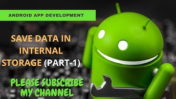 SAVE DATA Using FileInputStream| FileOutputStream| InputStreamReader| OutputStreamWriter Tutorial-33