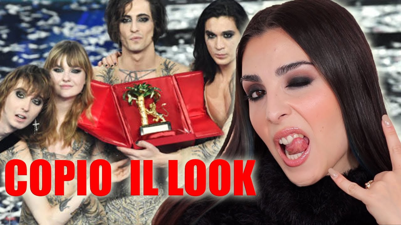 MI TRUCCO COME I MANESKIN! | TUTORIAL SMOKEY EYES FACILE || AMBRA JESS