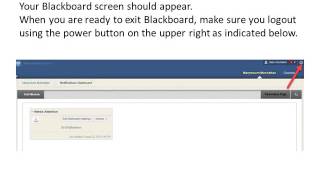 BLACKBOARD SINGLE SIGN ON  INSTRUCTIONAL VIDEO LV