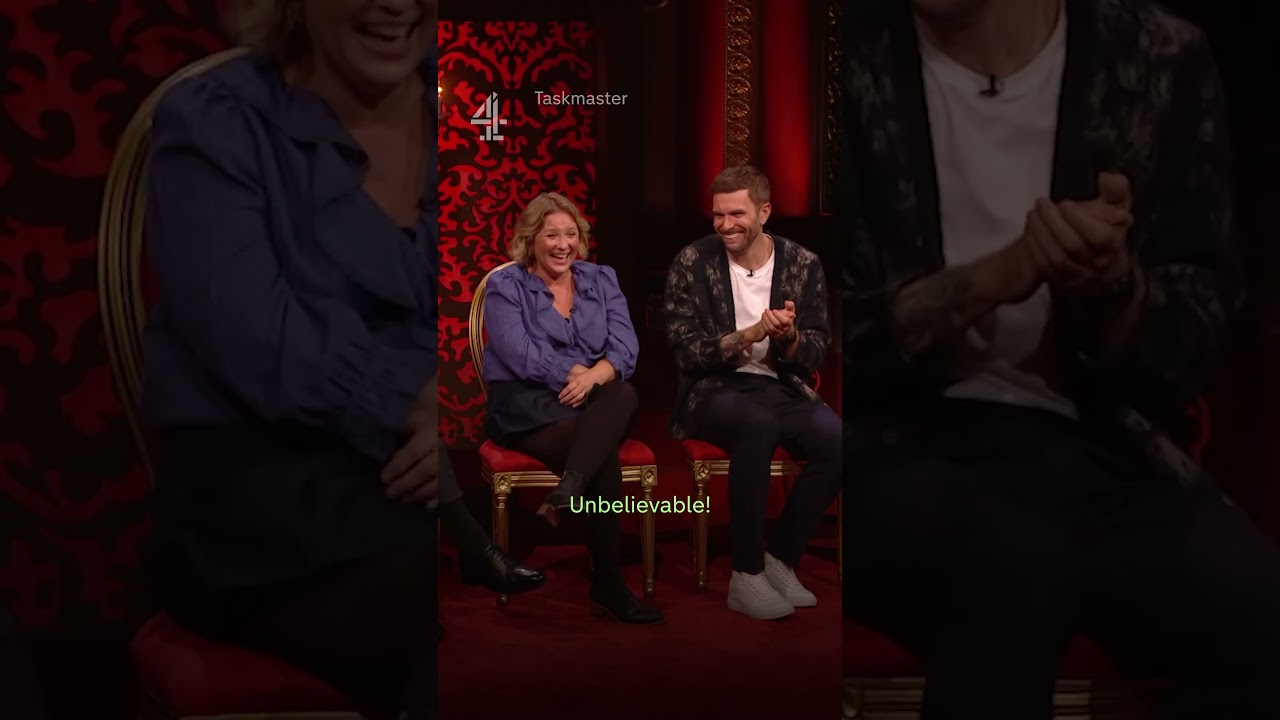 Can Joanna Page still do a handstand? Spoiler: no #Taskmaster
