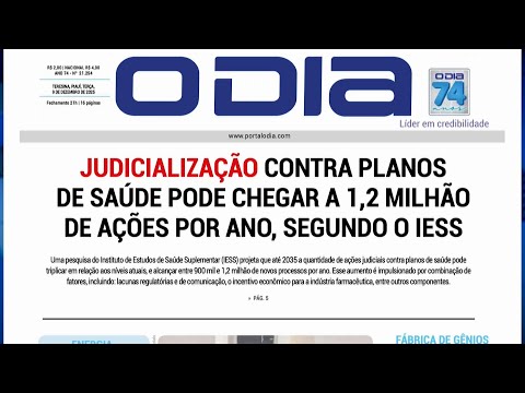 Destaques do jornal O DIA 09 12 2025