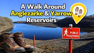 A Walk Around Anglezarke & Yarrow Reservoirs 4K Drone Footage Also