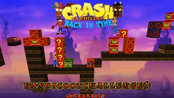 Crash Bandicoot - Back In Time Fangame: Aangepast niveau: Bandicoot Challenge 1 Door ChrisRiley