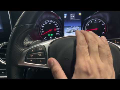 How to reset tyre pressure on GLC250