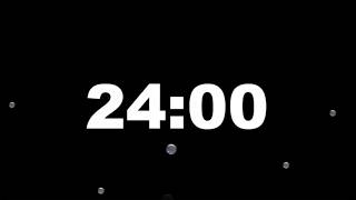 24 Minute Timer with Alarm | Full Screen Minimalist Countdown (HD) – ClockUnit