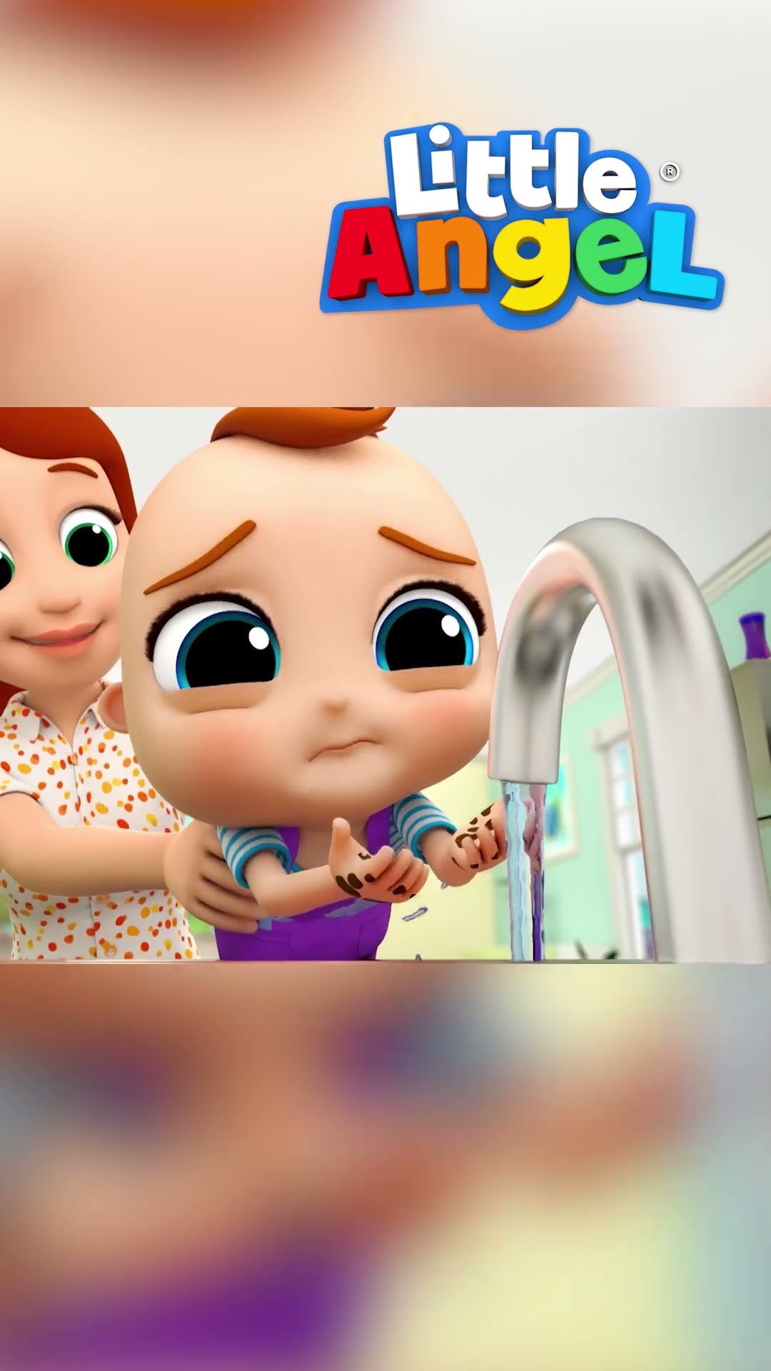 Joaõzinho Lava as Mãos! | Histórias do Joãozinho | #shorts #joãozinho #littleangel