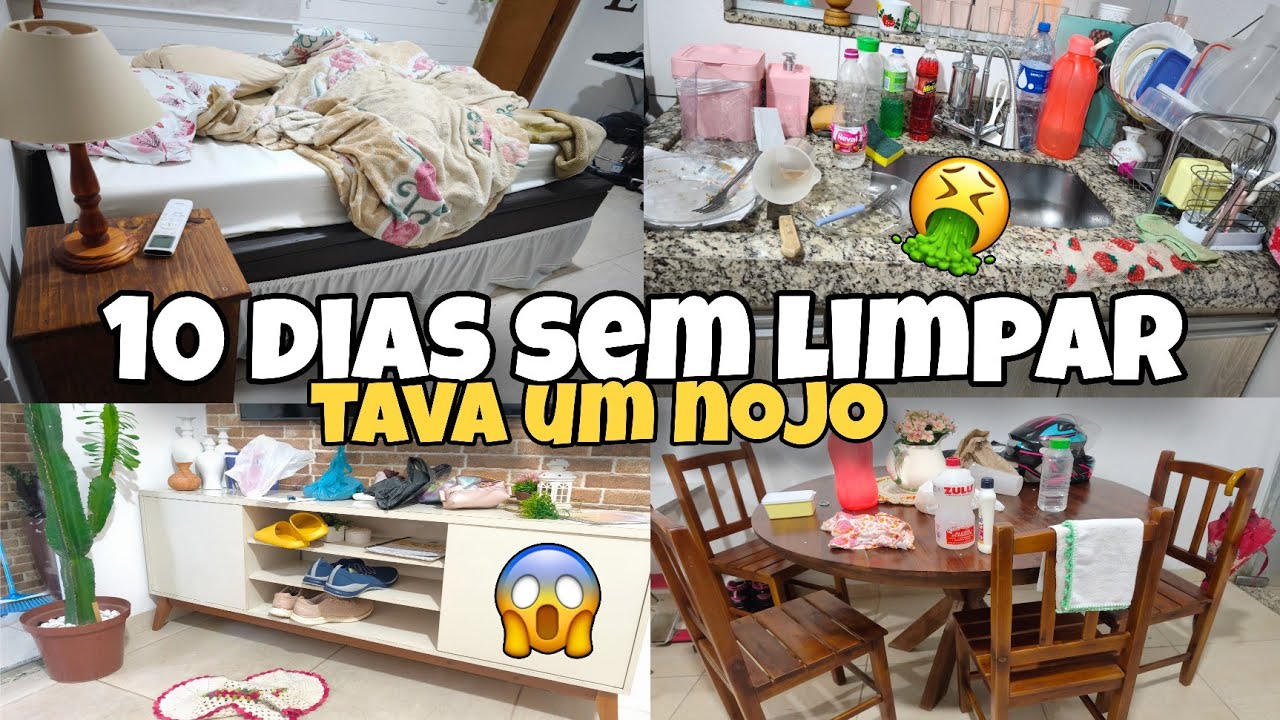 CANSEI!!! 10 DIAS SEM LIMPAR A CASA/ FAXINA PESADA COMPLETA/ MOTIVAÇÃO DE LIMPEZA E ORGANIZAÇÃO 🧺✨🧹