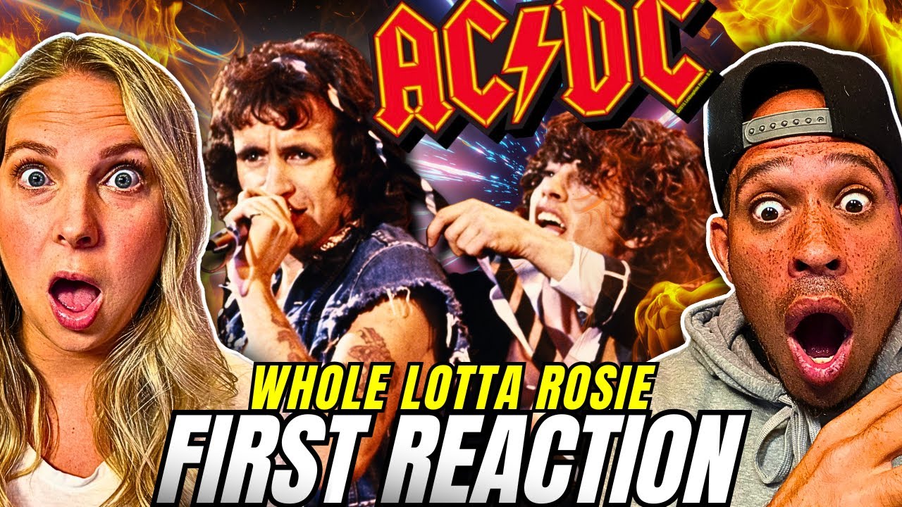 Wife's FIRST time HEARING AC/DC - Whole Lotta Rosie! Hahaha