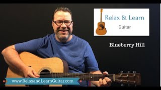 Video thumbnail of "Blueberry Hill (Lesson from Relax and Learn Guitar)"