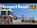 🚴BIKE RIDE | NEWPORT BEACH | ORANGE COUNTY | CALIFORNIA |🇺🇸 [4K]