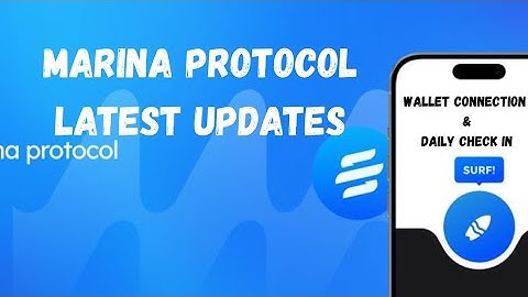 Latest Updates -How to Connect Metamask Wallet to Marina Protocol & Check in Daily.