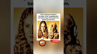 "Cesar dog food pairs dogs with their human lookalikes."#FurryDoppelganger#FeelGoodFriday"