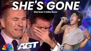 Golden Buzzer| All The judges cried when he heard the song She's Gone with an extraordinary voice