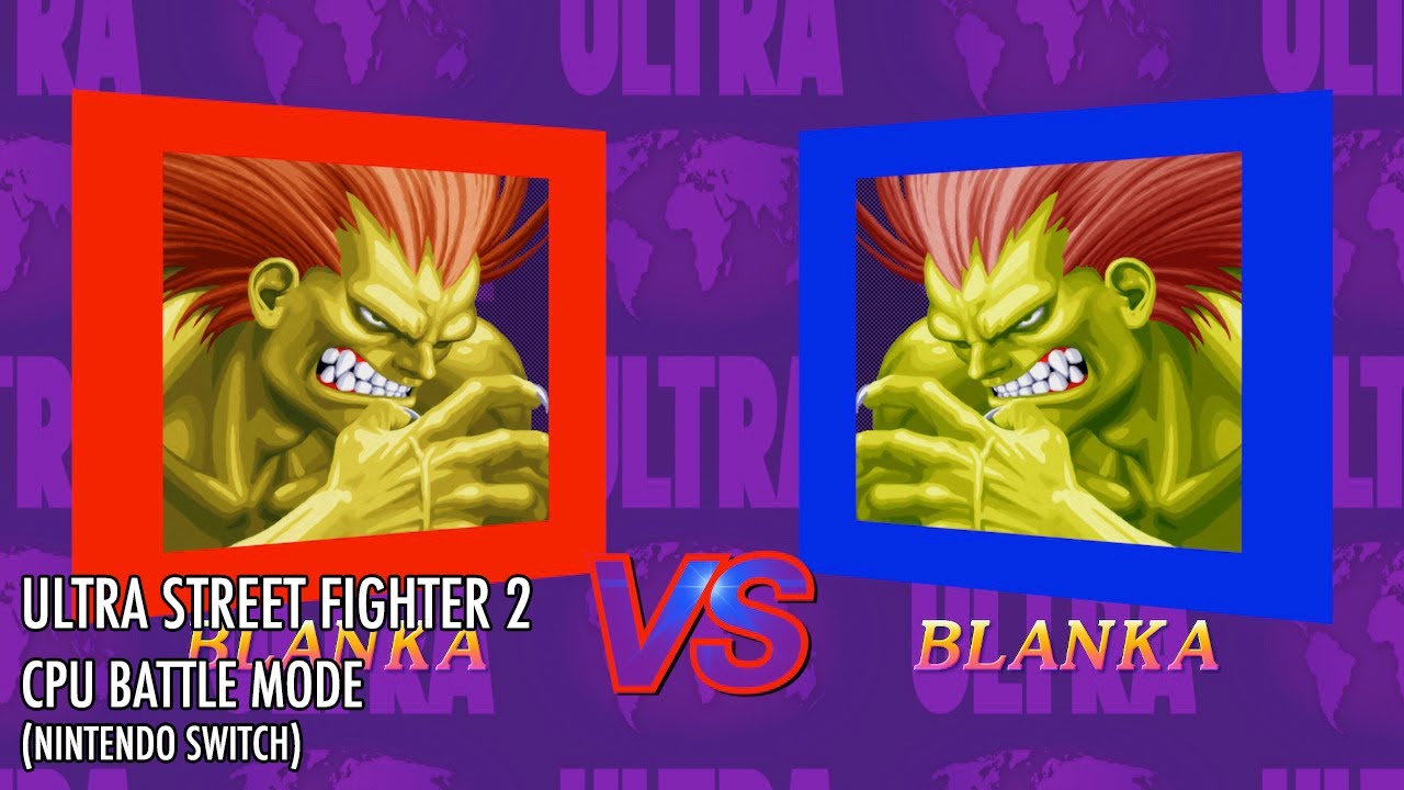 Blanka (Vs Mode)  Super street fighter, Blanka street fighter
