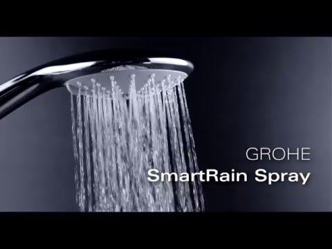 Режимы струи ручного душа GROHE Euphoria: SmartRain