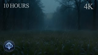 The Quiet Field in the Rain | 10 Hours of Fog, Soft Rain & Night Calm screenshot 3
