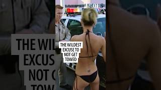 She Tried Using THIS Excuse to Stop Her Car From Getting Towed  #TrafficStop #Excuses #Vegas #shorts