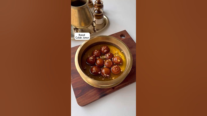 Bread Gulab Jamun !!