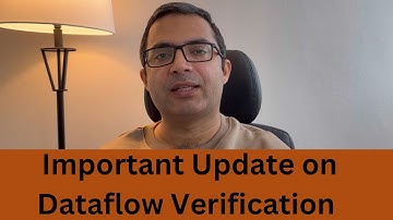 Important Update on Dataflow Verification | Dataflow |SCFHS | Mumaris