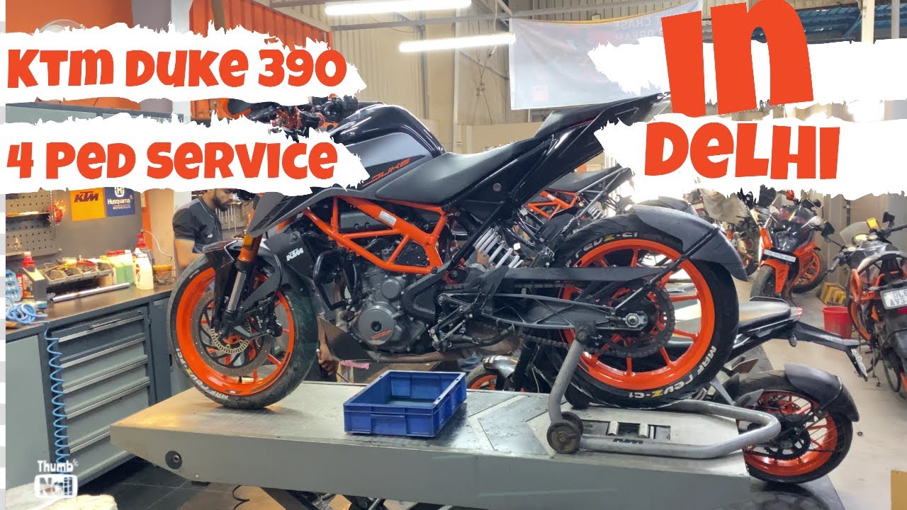 ktm-duke-390-bs6-4th-paid-service-cost-youtube