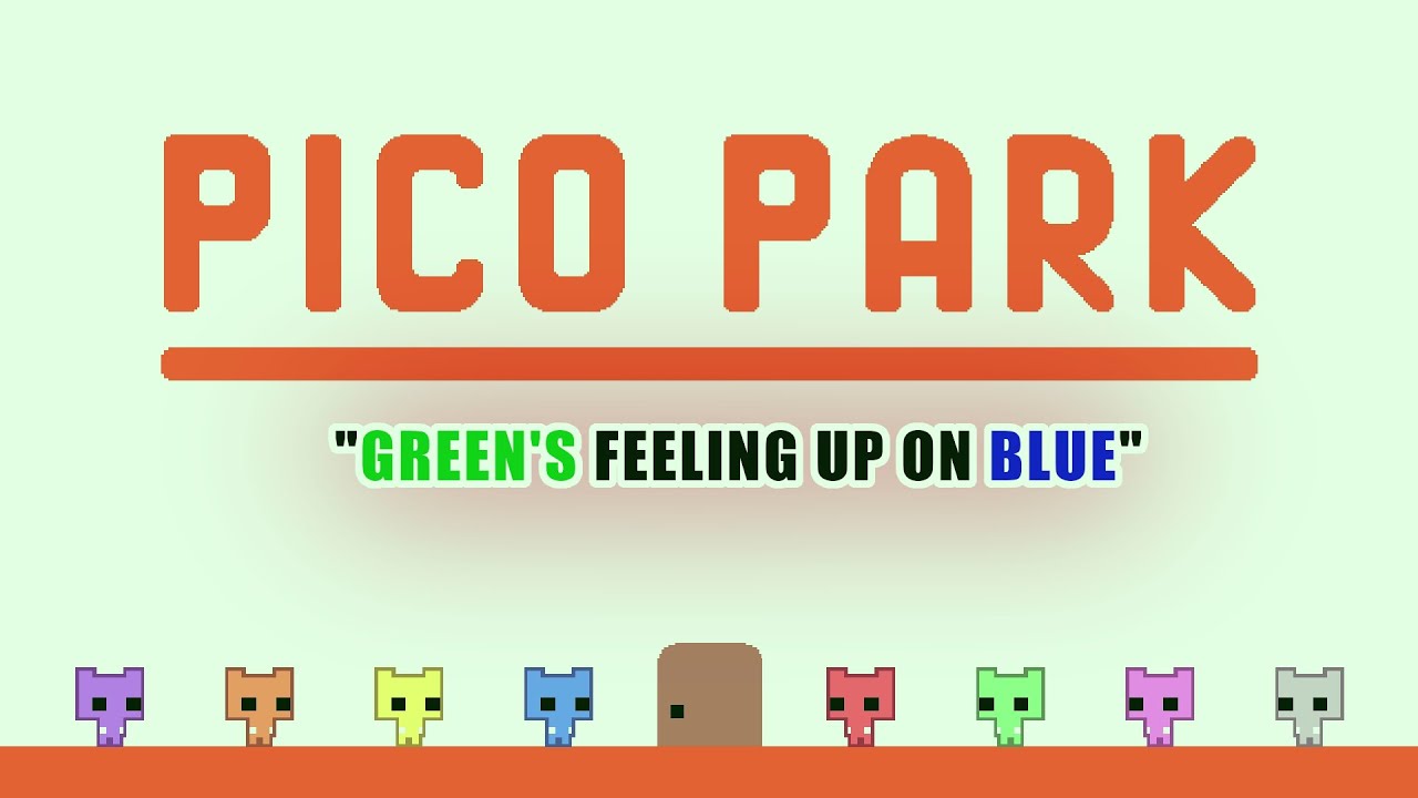 Pico Park: Green's Feeling Up On Blue! - Funny Moments