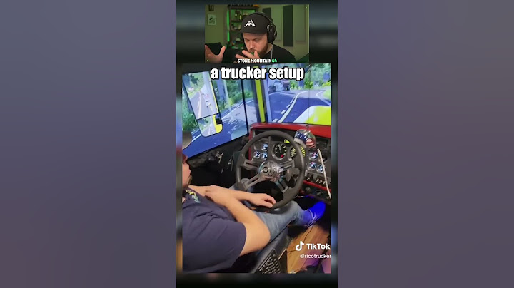 Sick truck sim setup!