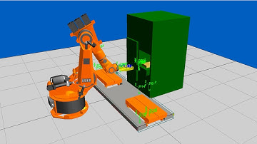 Simulation of bricks palletizing