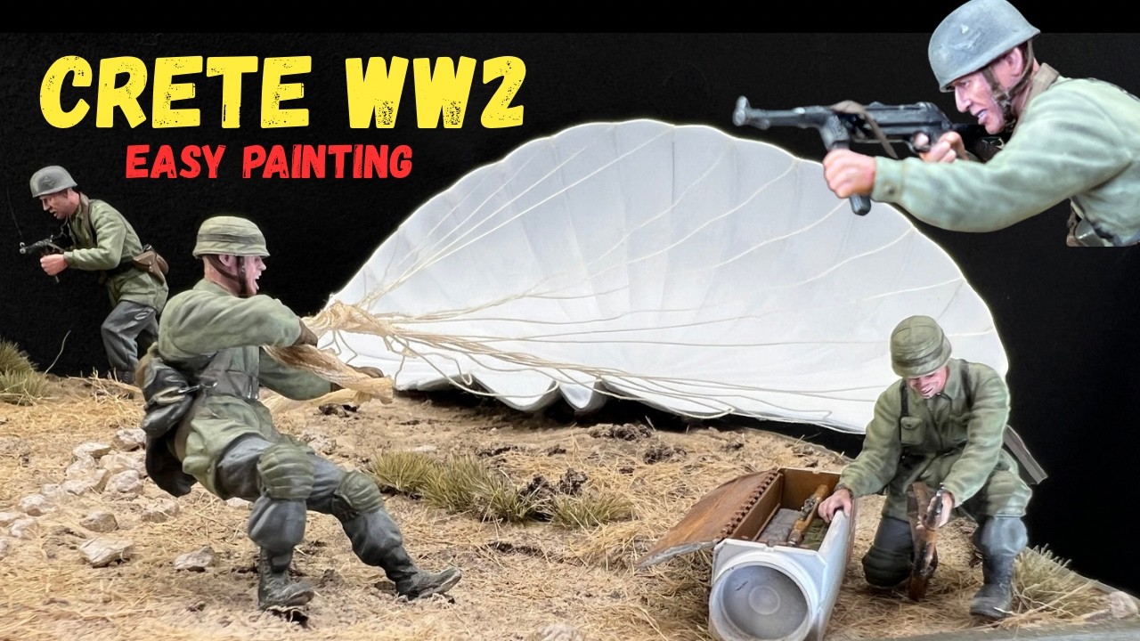 1/35 Figure Painting EASY Face Painting for Realistic Diorama Tutorial