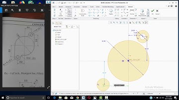 Creo Tutorial #1 (introduction & practice model)