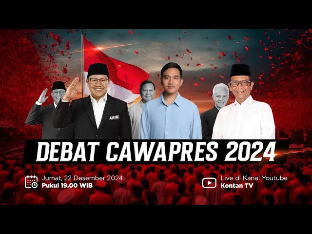 Siaran Langsung Debat (2) Cawapres 2024 | KONTAN LIVE class=