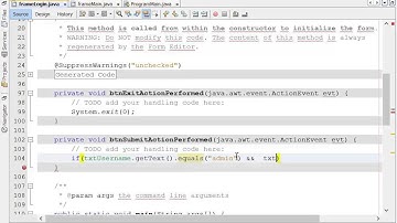 How to Login form Netbeans (JAVA)