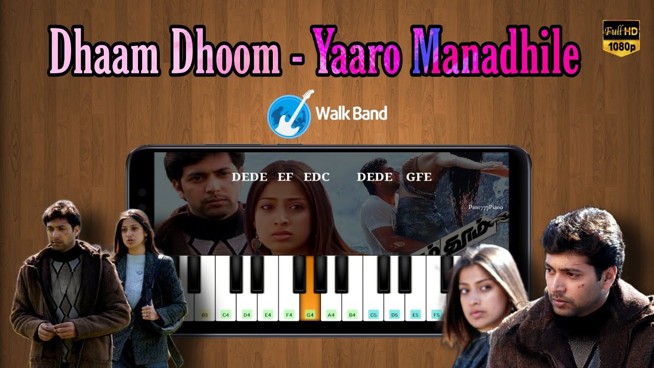 Dhaan Dhoom - Yaaro Manathile Song in Piano | Jayam Ravi | Harris ...