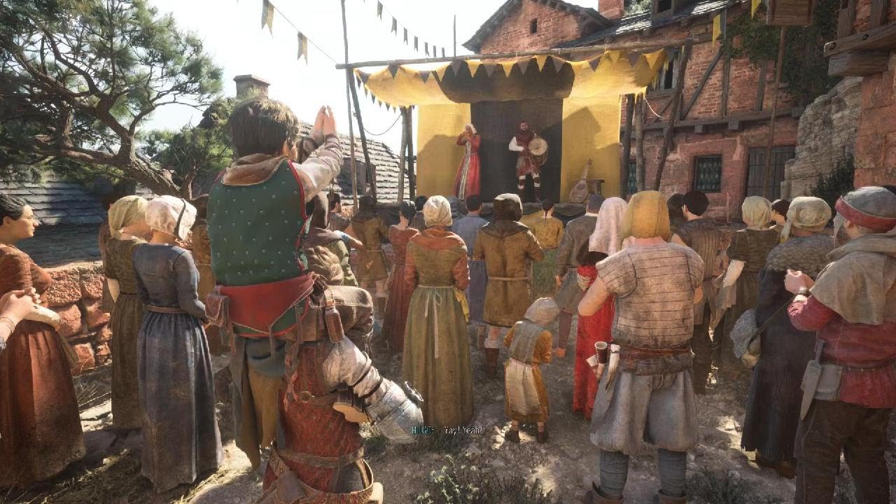 A Plague Tale: Requiem Amicia and Hugo De Rune Happy Bonding Moment PS5 Gameplay Scene