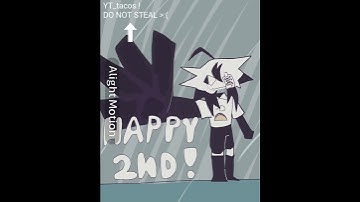 2nd YT anniversary. . wow. | #gacha #tweening #animation #fpe #lyrics #silly #whyareyoureadingthis