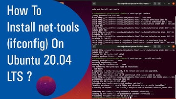✅ How To Install net-tools ( ifconfig ) Step By Step Full Process ( October 2020 )