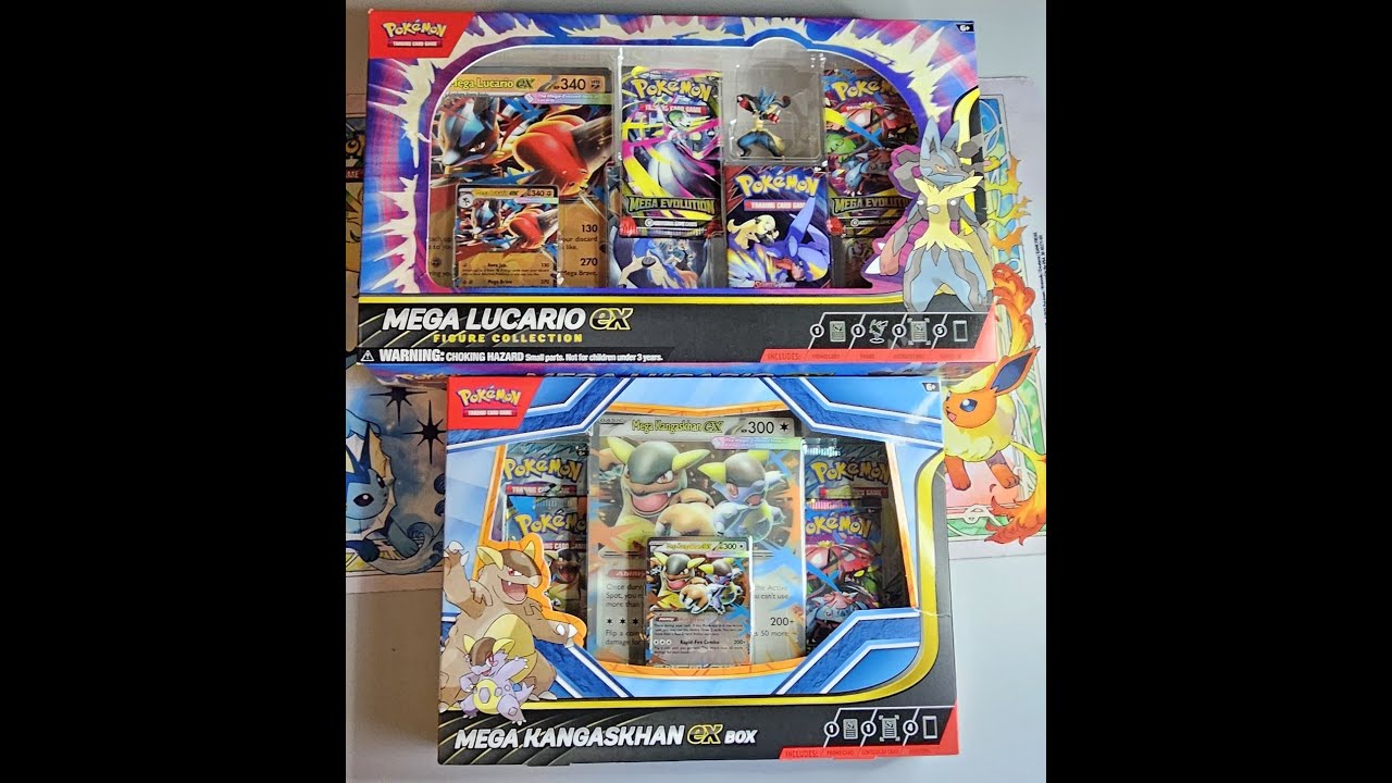 Pokemon Mega evolution part 3# Kangaskhan en Lucario box