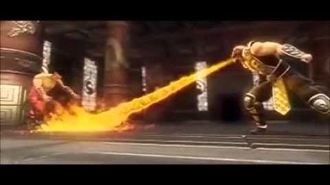 Mortal Kombat Shaolin Monks Intro with Music